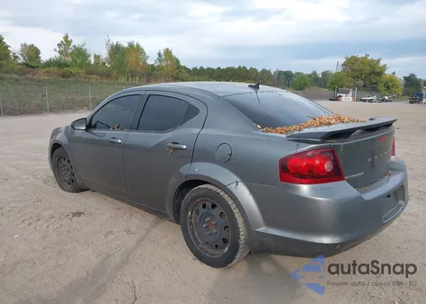 2013 Dodge Avenger Se z USA, uszkodzony, nr VIN 1C3CDZAB6DN594287